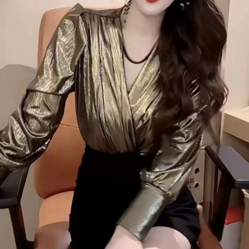 Women's Sexy Elegant Fashionable Halter-Neck Shirt