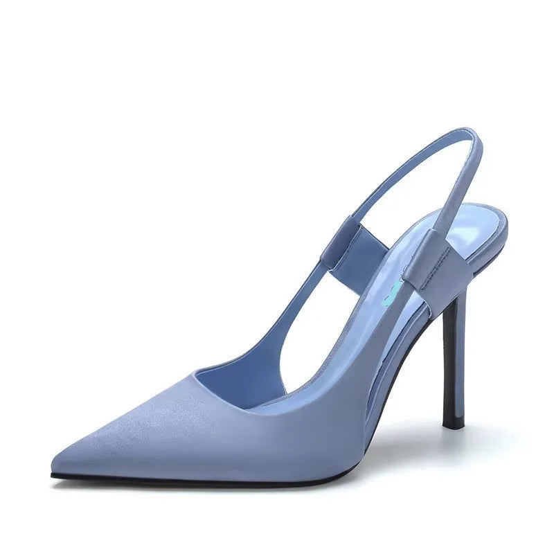 High Heeled Women's Autumn and Winter New Clip Toe Breathable Elastic Sleeve Fish Mouth Thick Heel Cool Heels for Women's Boots
