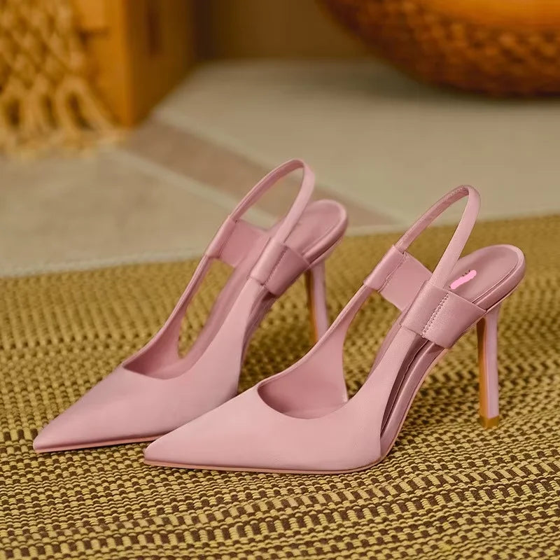 High Heeled Women's Autumn and Winter New Clip Toe Breathable Elastic Sleeve Fish Mouth Thick Heel Cool Heels for Women's Boots