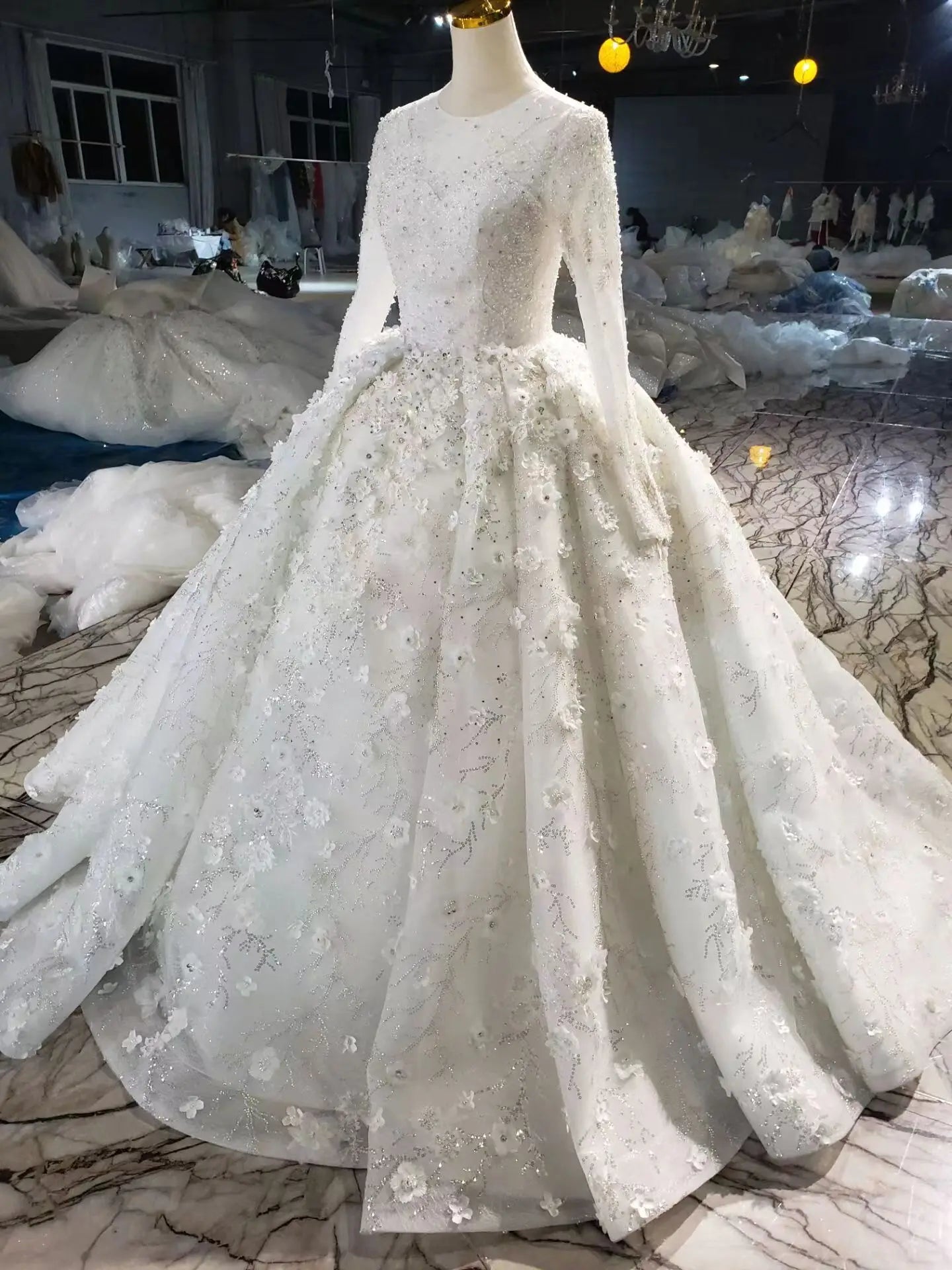 Feishiluo Elegant Luxury Evening Dresses for Women New Arrival High Quality Sexy Party Prom Gown Sequined Bead Natural
