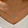 Double Layer Butterfly Necklace for Women, Lats Sparkling Collar Chain, Exquisite Jewelry, Banquet Party, Holiday Gift, 1