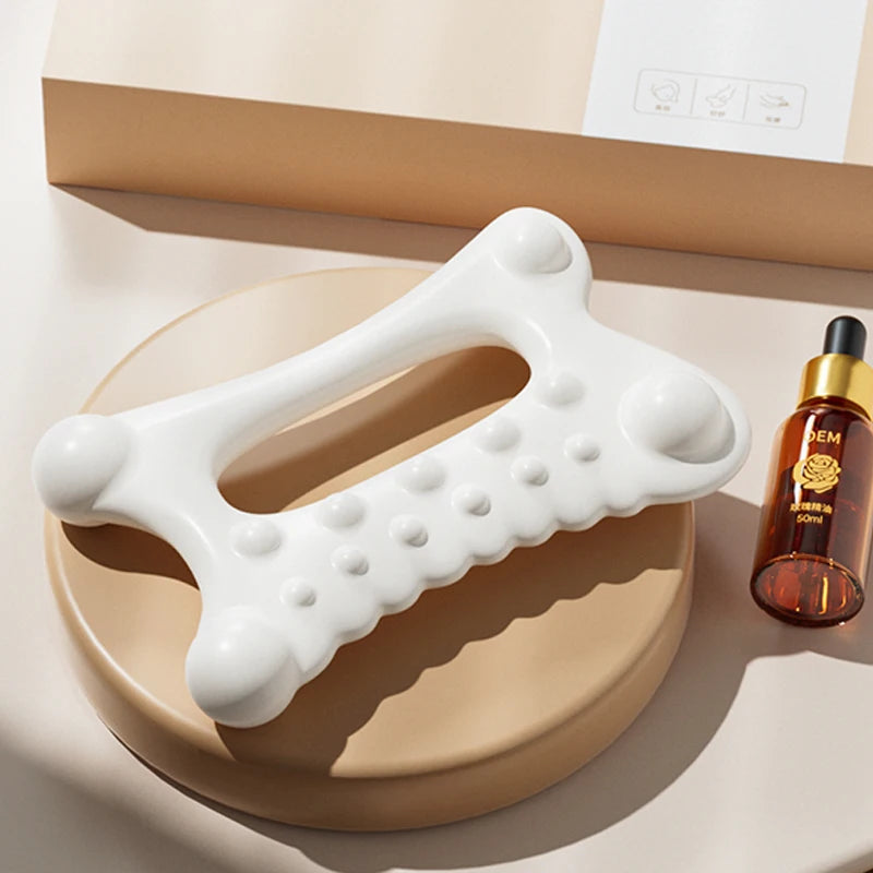 2024 New Facial Maintenance Gua Sha Massage Board Resinous Static Free Portable Full Body Scraping Plate for Women Adults