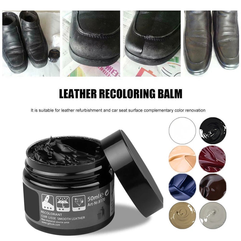 Liquid Skin Leather Repair Kit No Heat Leather Repair Tool Auto Car Seat Sofa Coats Holes Scratch Cracks Rips Restoration