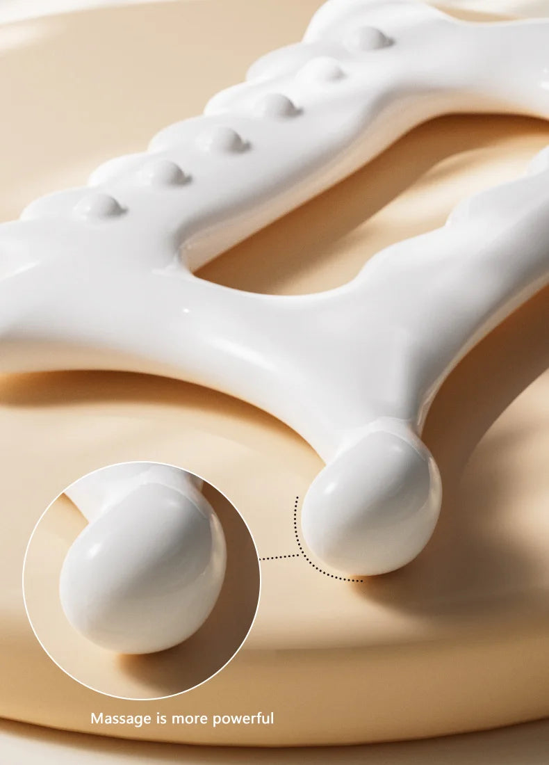 2024 New Facial Maintenance Gua Sha Massage Board Resinous Static Free Portable Full Body Scraping Plate for Women Adults