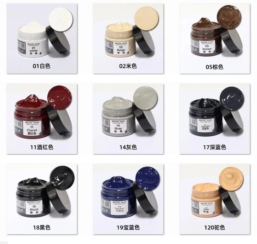 Liquid Skin Leather Repair Kit No Heat Leather Repair Tool Auto Car Seat Sofa Coats Holes Scratch Cracks Rips Restoration