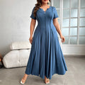 Plus-size Commuter Skirtperfect For Dates And Work
